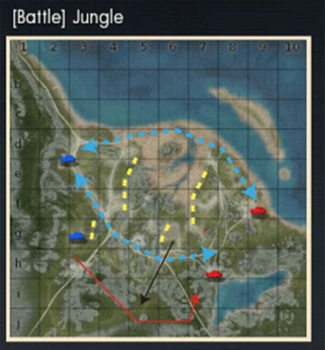 战争雷霆陆战地图Jungle（瓜岛丛林）怎么玩？(战争雷霆各个地图攻略)